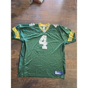 Brett Favre Green Bay Packers Authentic Reebok NFL On Field Jersey Size 56 Stich